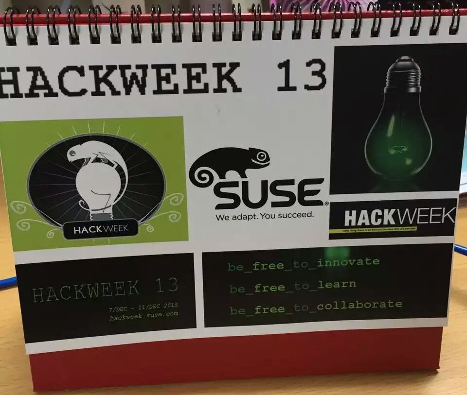Calendar for Hackweek13