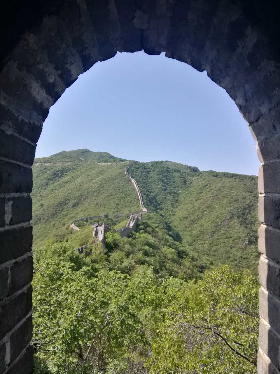 Great wall in Spring